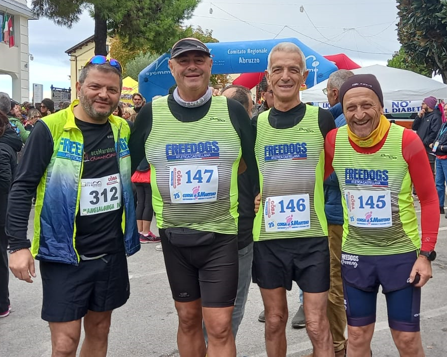 foto Domenica mattina, in trasferta in Abruzzo, a Controguerra in provincia di Teramo,  per Atletica Castellana alla 25ª edizione della Corsa di San Martino