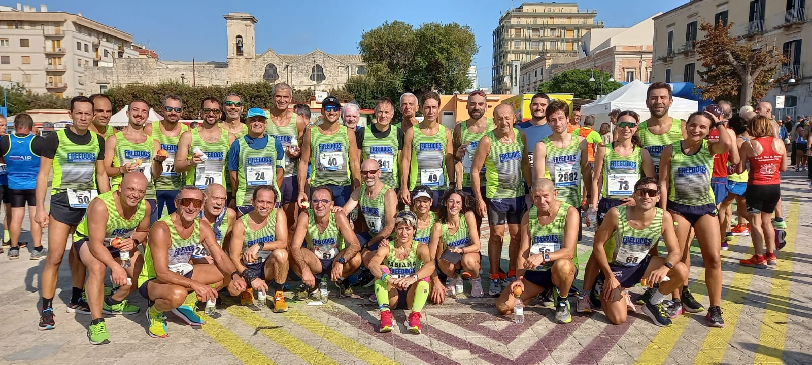 foto Domenica alla 11ª edizione della Putignano on the Road, 10ª tappa del Corripuglia, con più di 40 atleti gialloblu