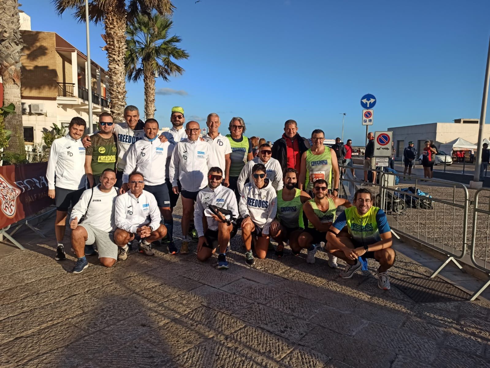 foto Freedogs protagonisti in due Mezze Maratone in Puglia:  Egnazia e Trani.