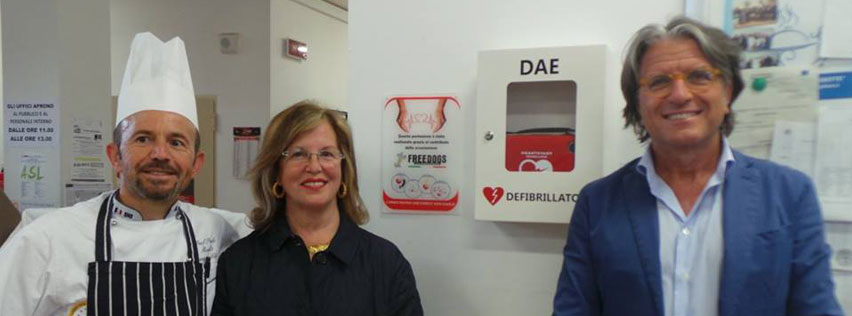 foto Chef Academy, dai Freedogs un defibrillatore per l'Ipsseoa Consoli