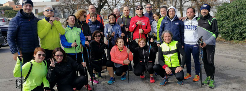 foto Nordic Walking, debutto per i Freedogs