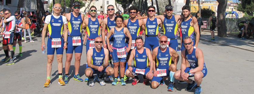 foto Si colora di giallofluo il Duathlon di Barletta