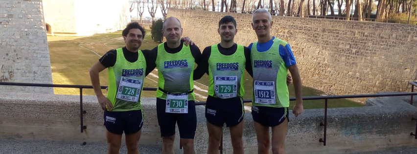 foto Caforio e Mastrangelo guidano i Freedogs alla mezza di Barletta