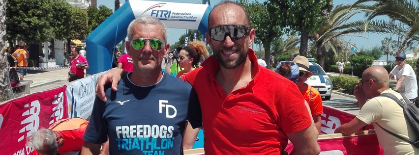 foto Triathlon Olimpico ad Alba, presente anche un Freedogs